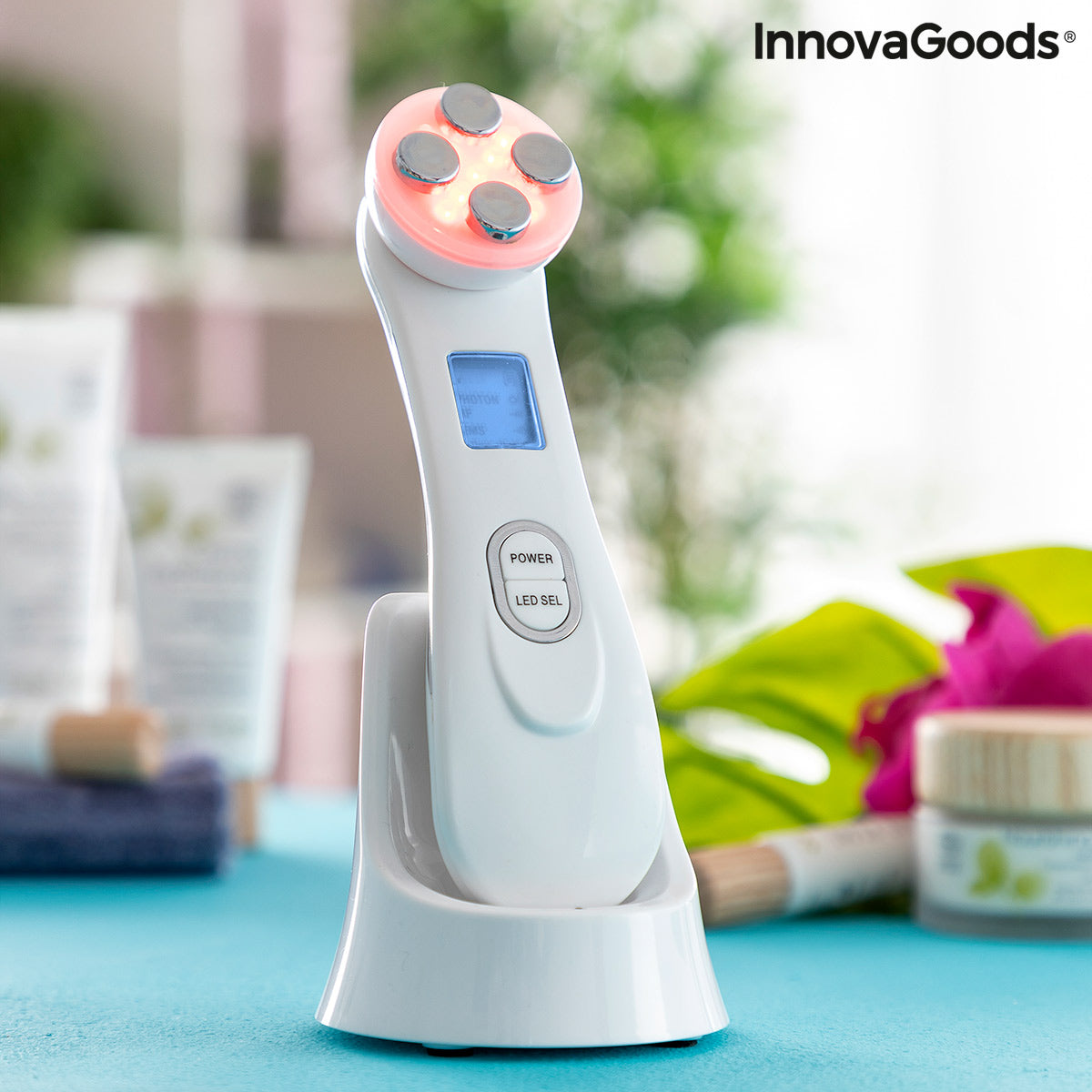 Massaggiatore Viso Radiofrequenza · InnovaGoods
