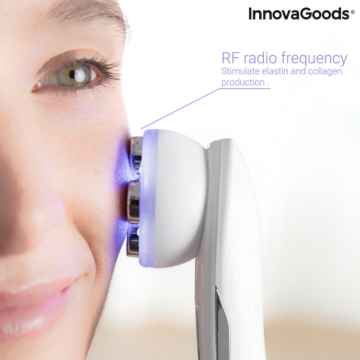 Massaggiatore Viso Radiofrequenza · InnovaGoods