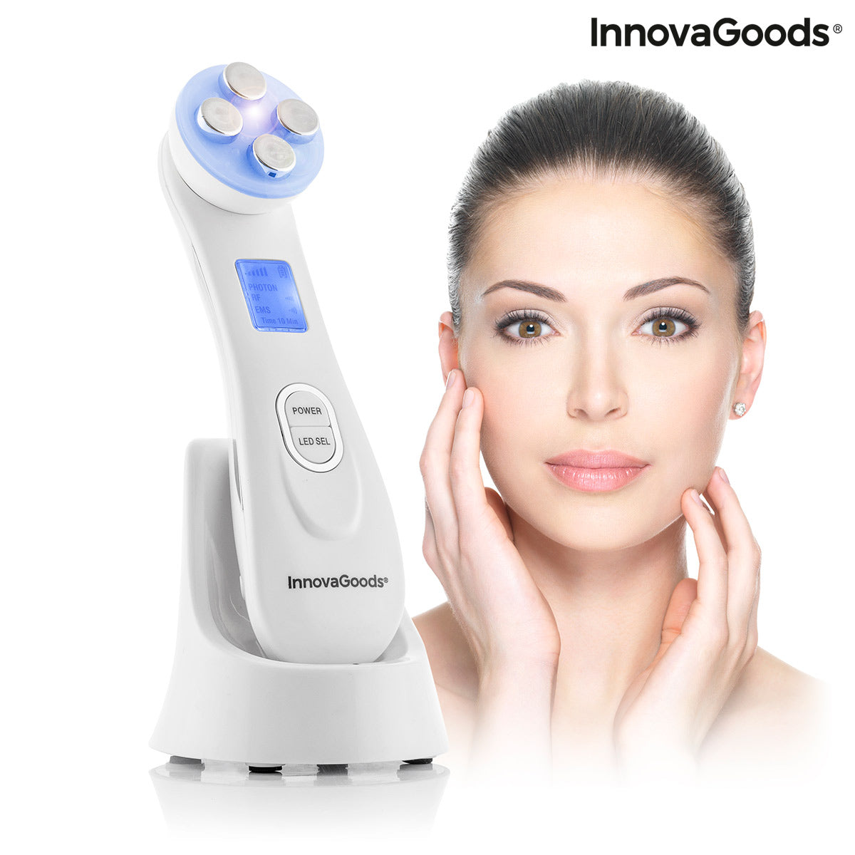 Massaggiatore Viso Radiofrequenza · InnovaGoods