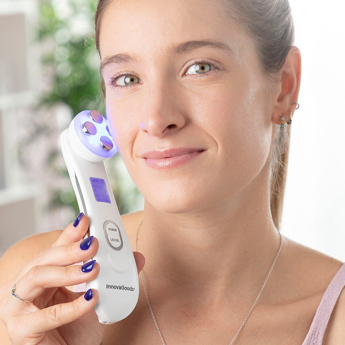 Massaggiatore Viso Radiofrequenza · InnovaGoods