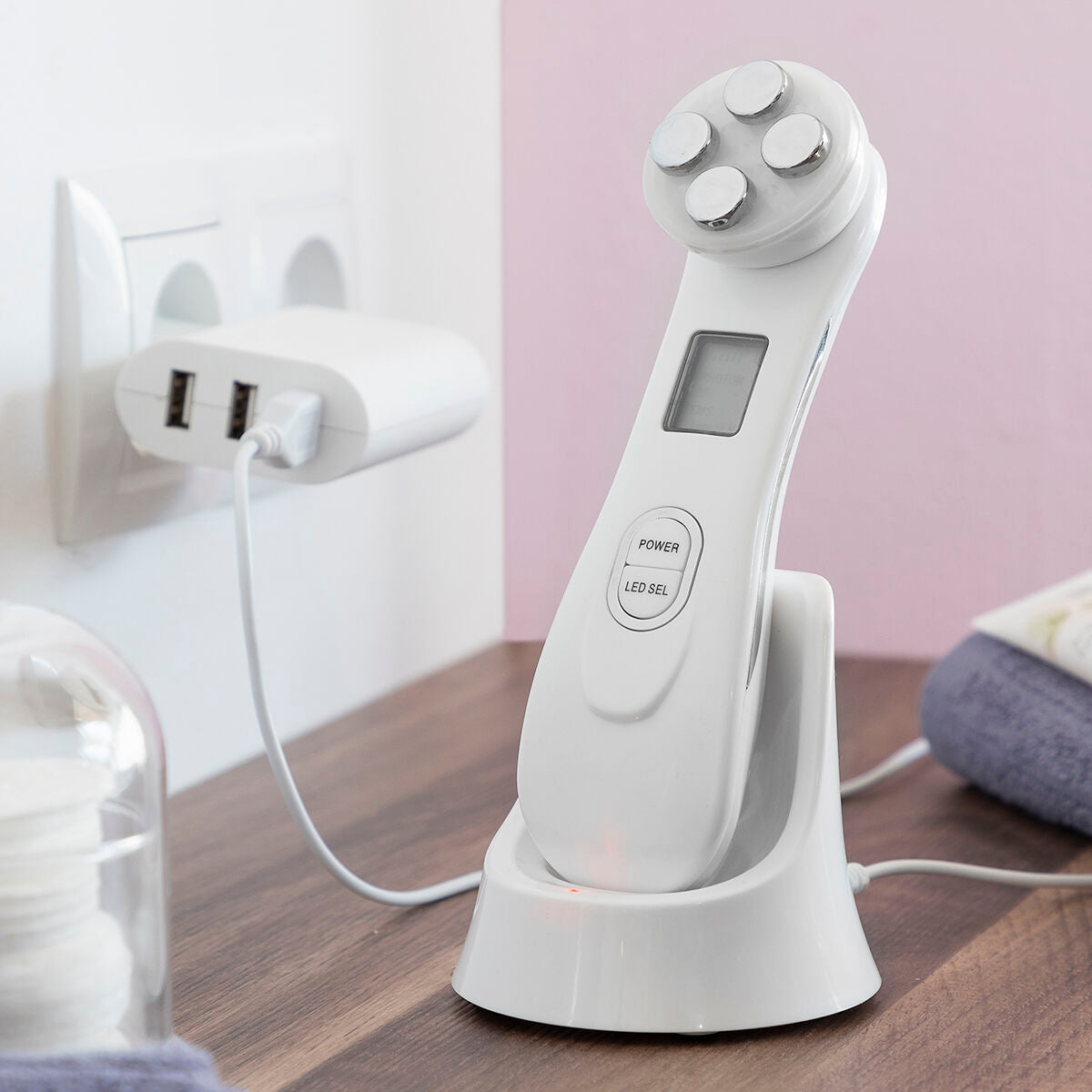 Massaggiatore Viso Radiofrequenza · InnovaGoods